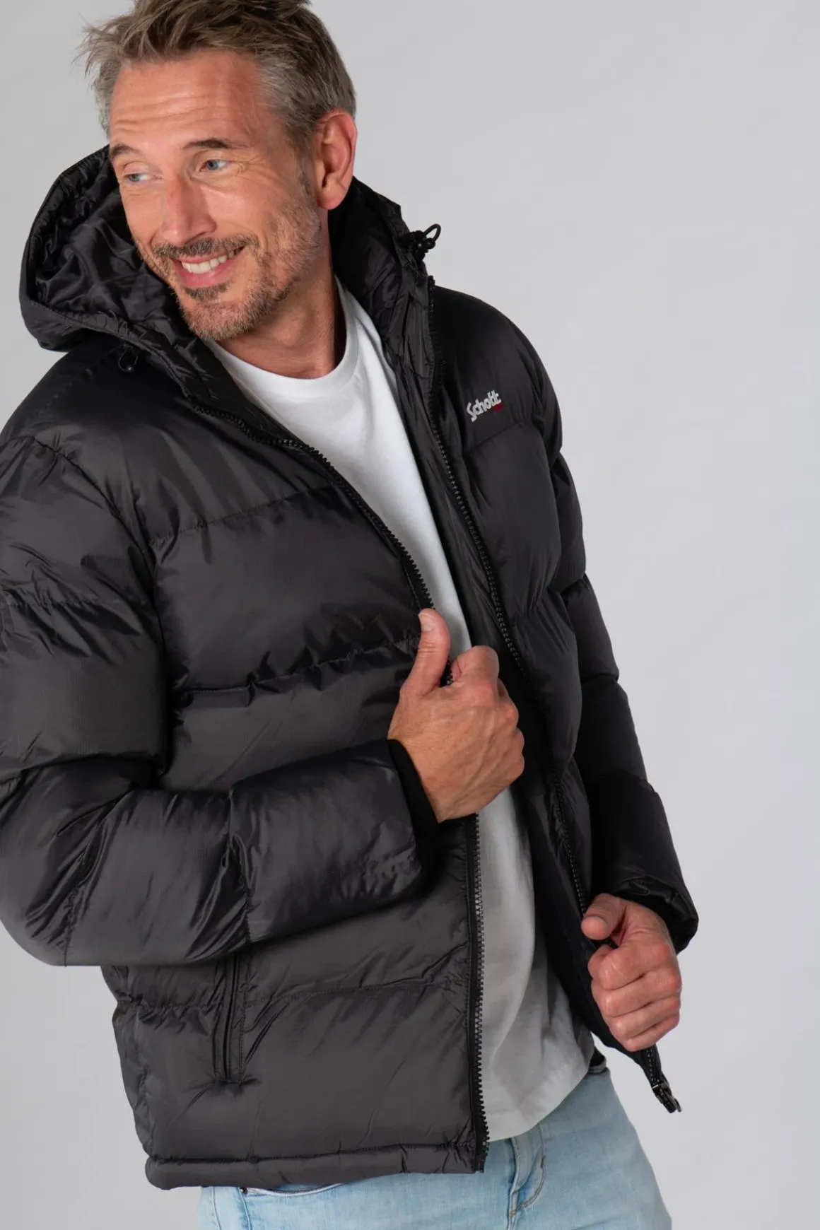Blouson Homme Schott Idaho2 Anthracite