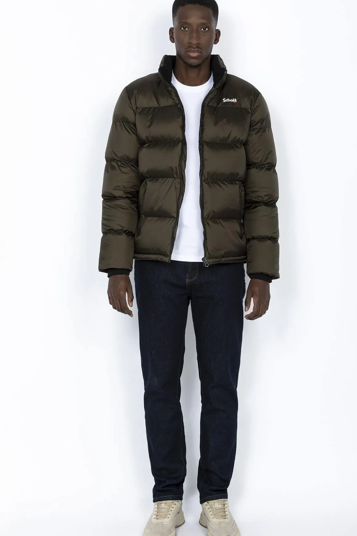 Blouson Homme Schott Idaho Kaki