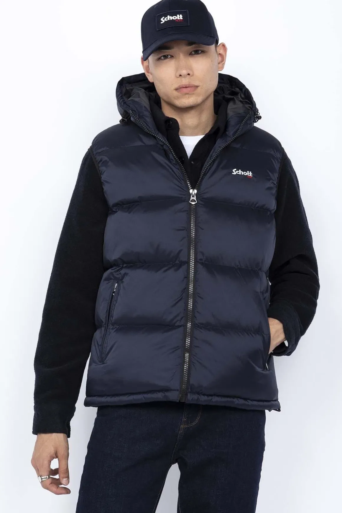 Blouson Homme Schott Idaho2V Navy