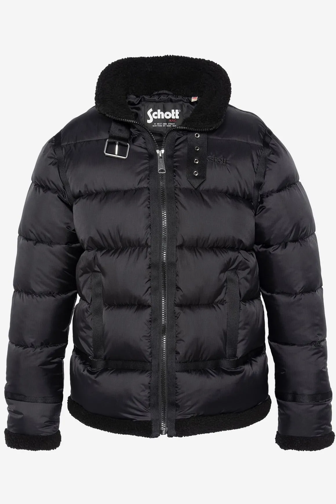 Blouson Homme Schott Idak Black/Black