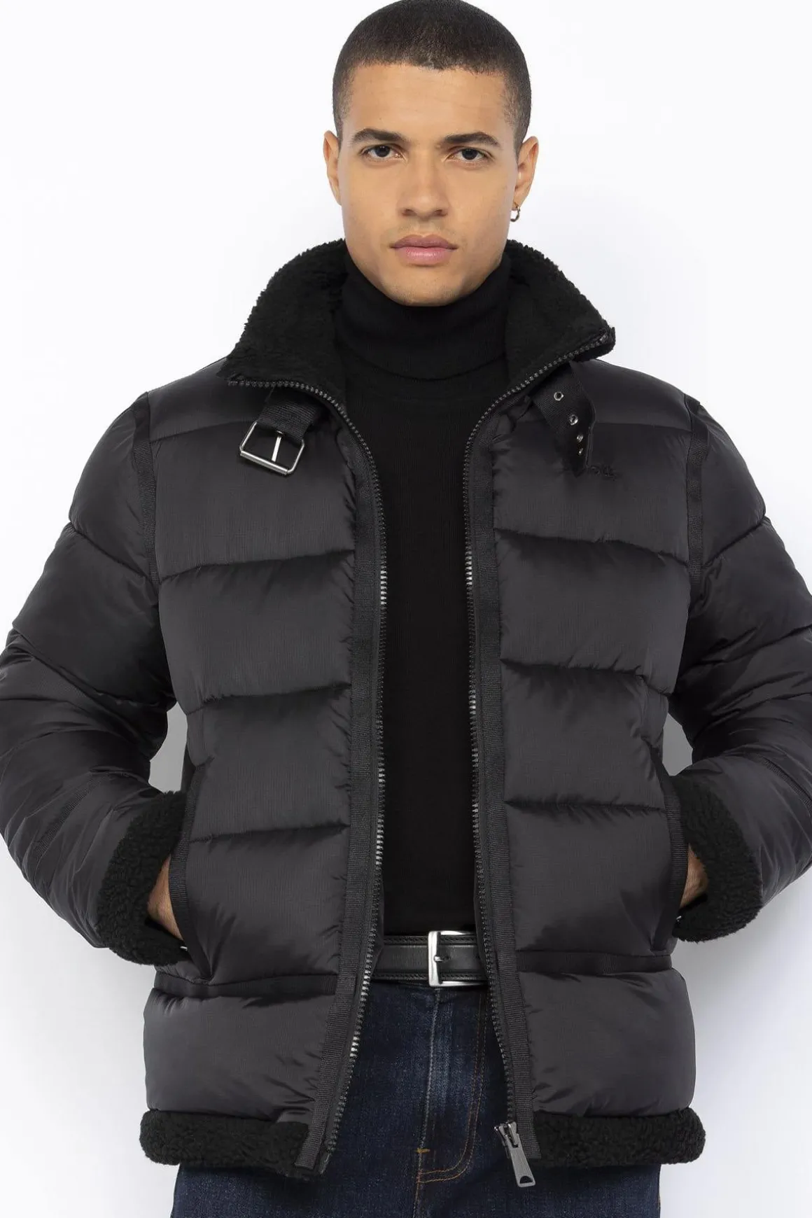 Blouson Homme Schott Idak Black/Black