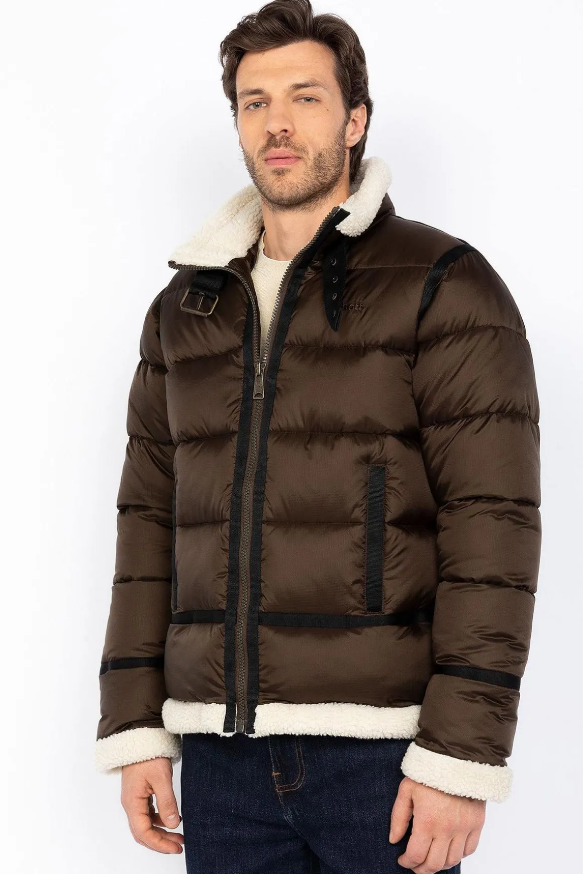 Blouson Homme Schott Idak Brown