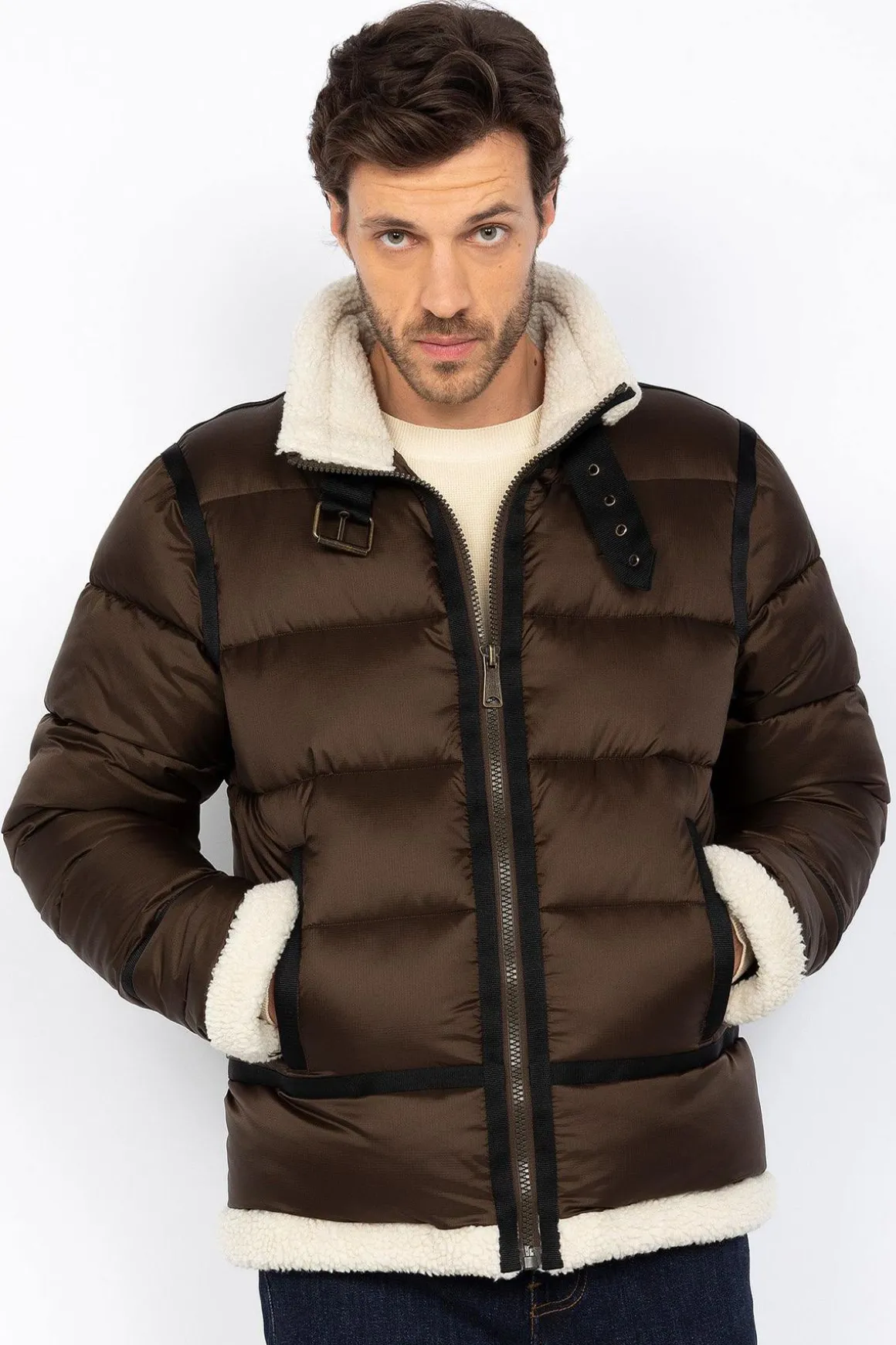 Blouson Homme Schott Idak Brown