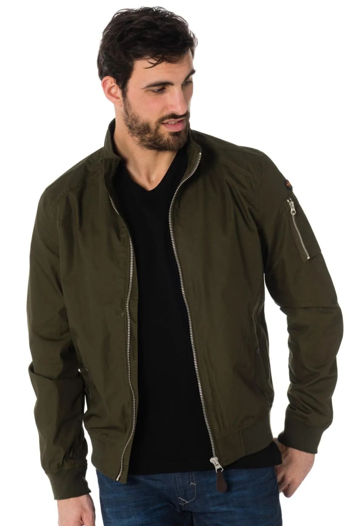 Blouson Homme Schott Kenny Dark Kaki