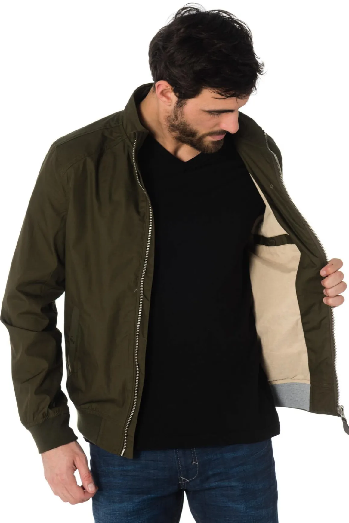 Blouson Homme Schott Kenny Dark Kaki