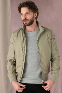 Blouson Homme Schott Kenny Sage Kaki