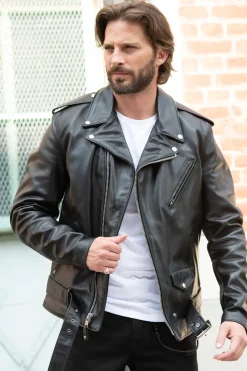 Blouson Homme Schott 118L Black