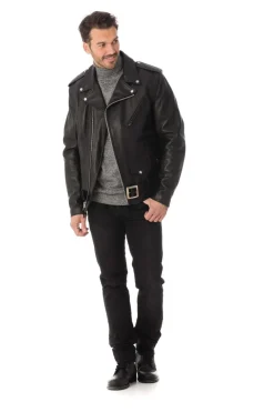 Blouson Homme Schott 118L Black