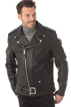 Blouson Homme Schott 118L Black