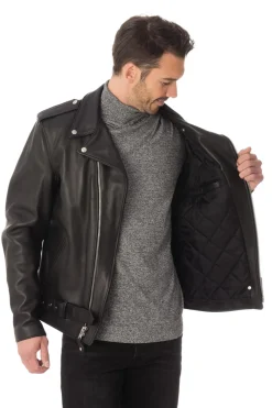 Blouson Homme Schott 118L Black