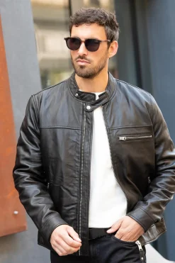 Blouson Homme Schott Lcaidan Black