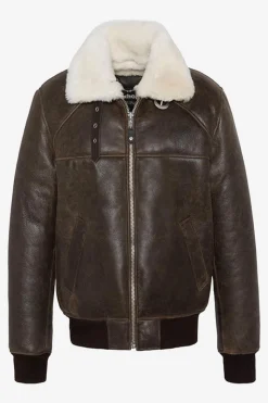 Blouson Homme Schott Lcairforce Brown