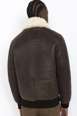 Blouson Homme Schott Lcairforce Brown