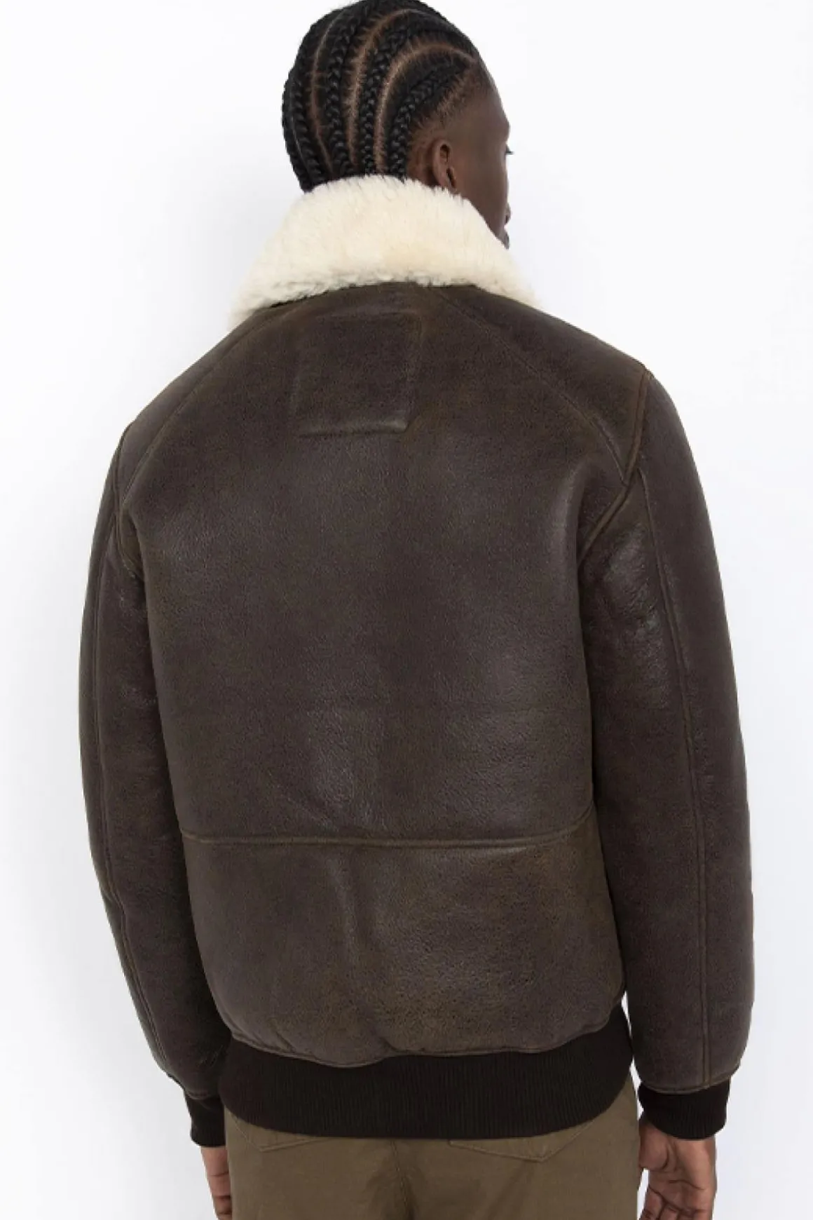 Blouson Homme Schott Lcairforce Brown