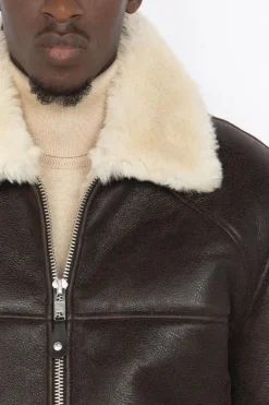 Blouson Homme Schott Lcairforce Brown
