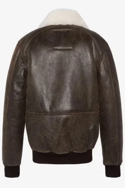 Blouson Homme Schott Lcairforce Brown