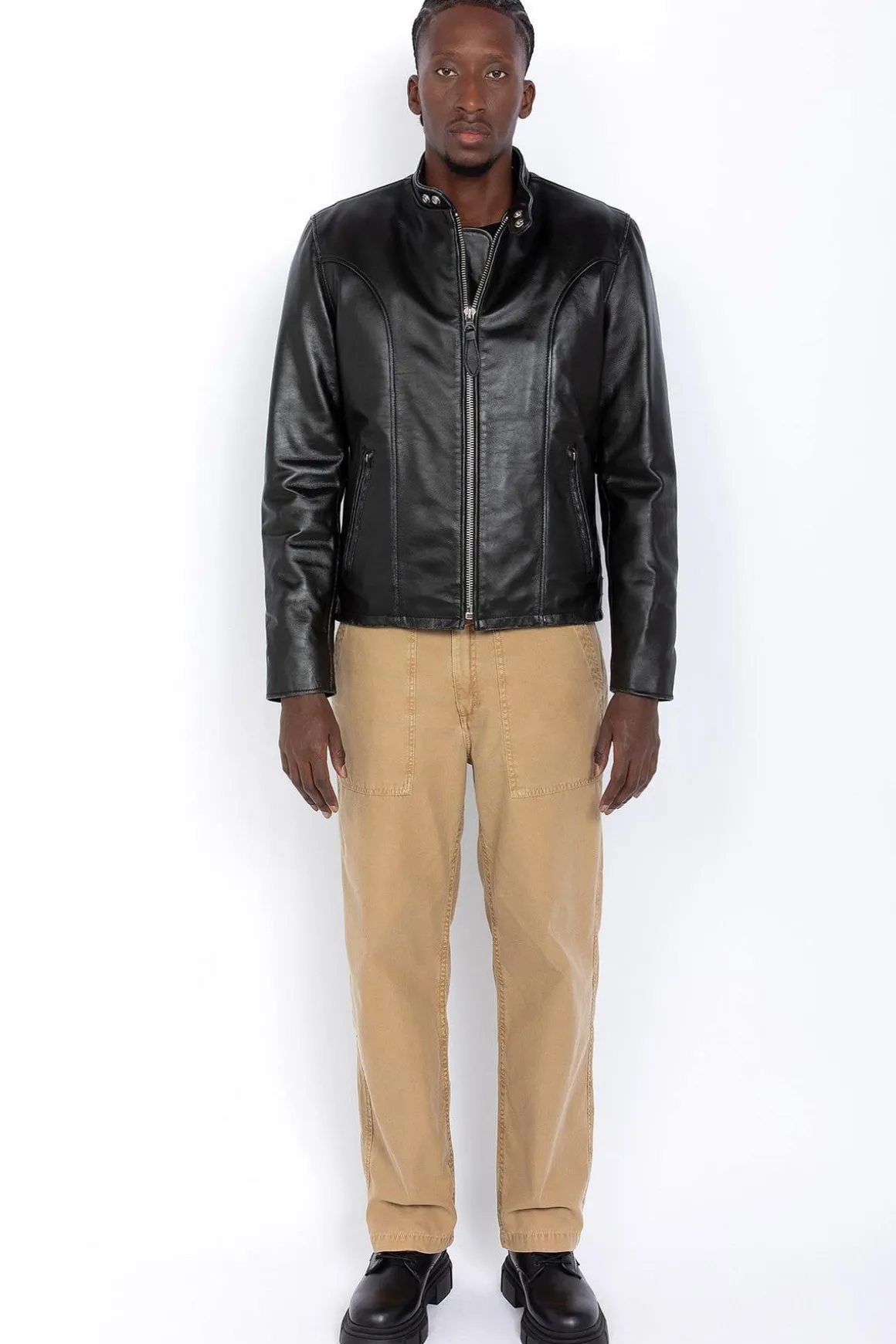 Blouson Homme Schott Lcamerica Black