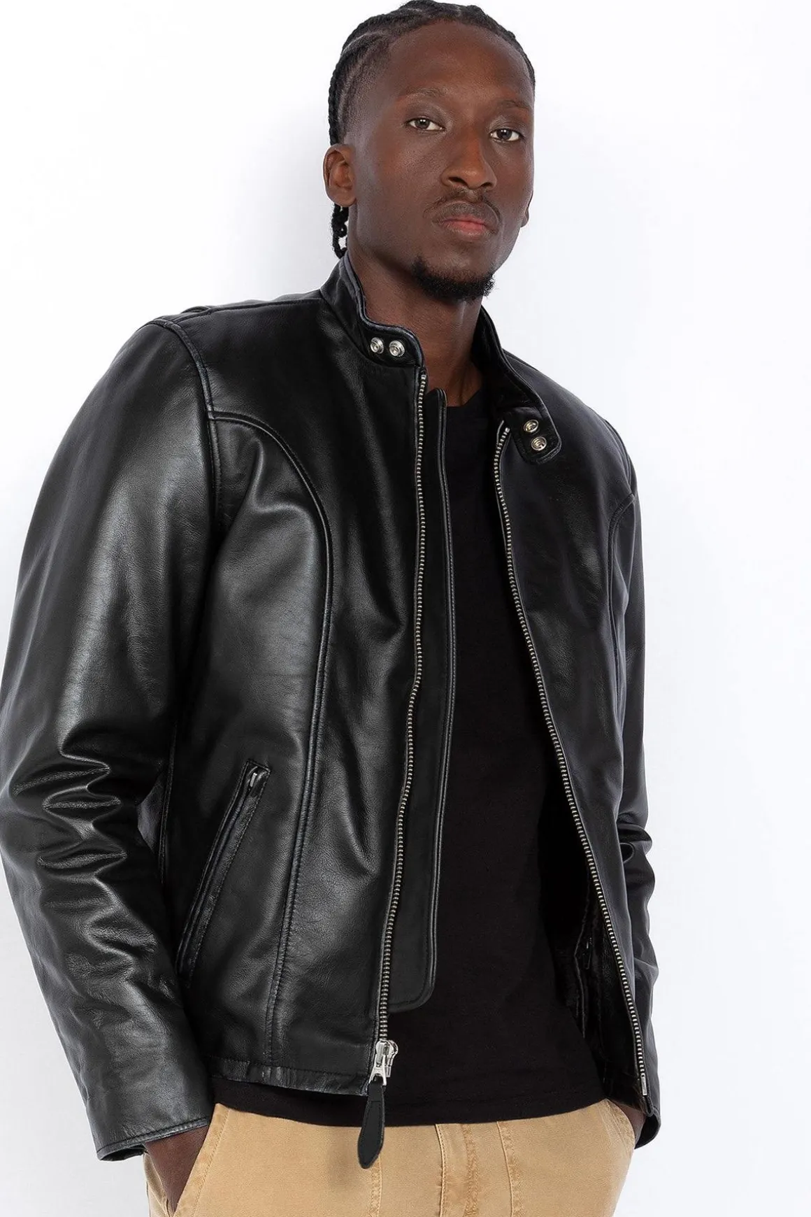 Blouson Homme Schott Lcamerica Black