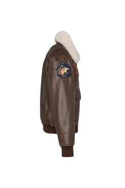 Blouson Homme Schott Lcaviatorbd Marron