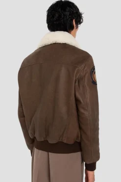 Blouson Homme Schott Lcaviatorbd Marron