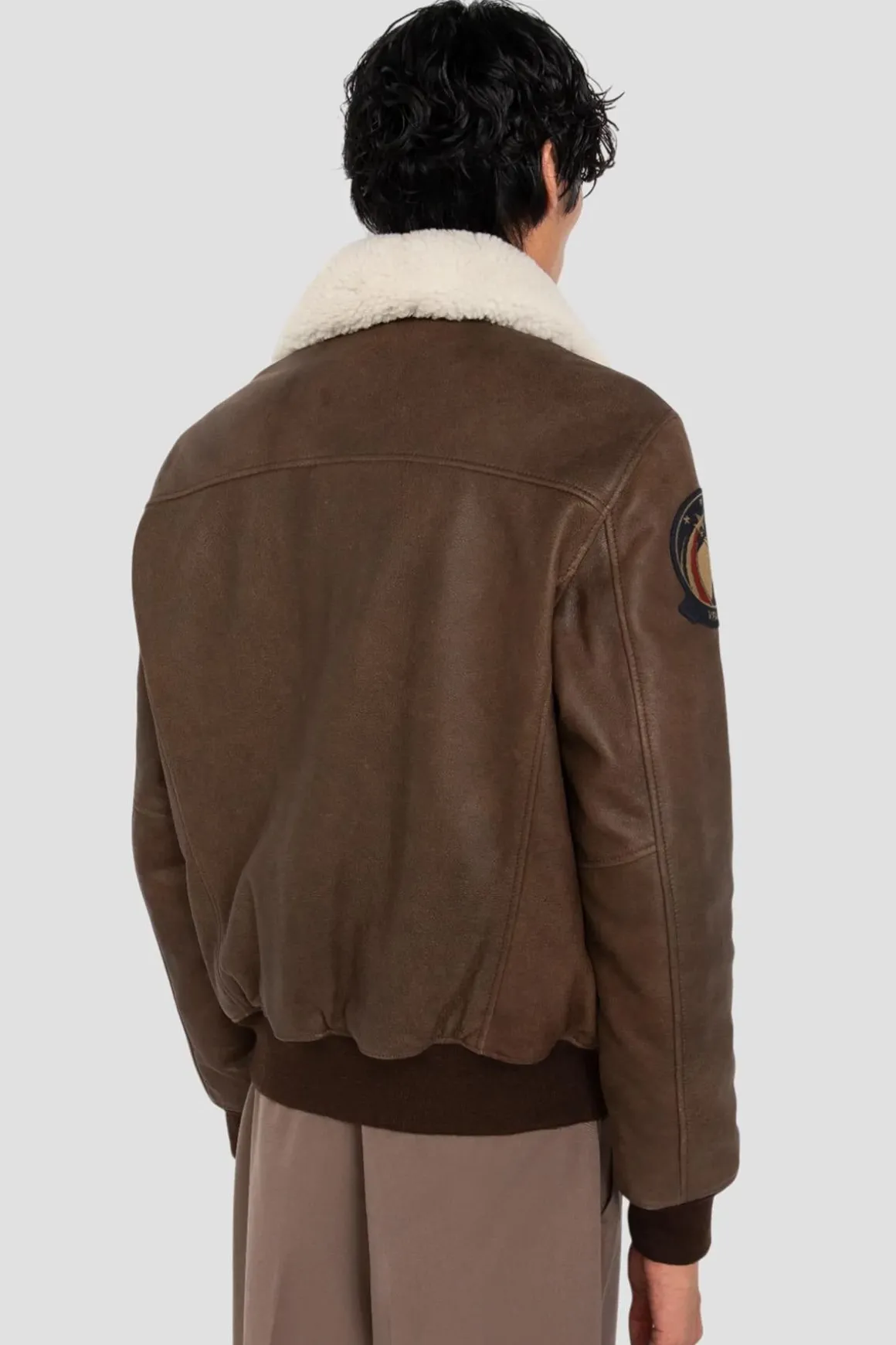 Blouson Homme Schott Lcaviatorbd Marron