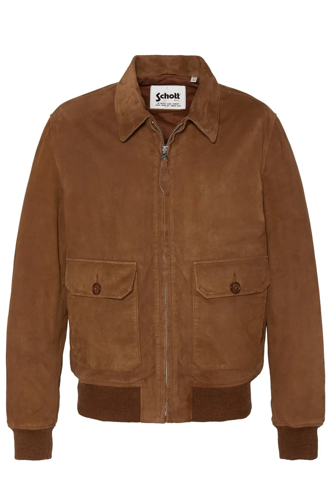 Blouson Homme Schott Lcaviators Rust