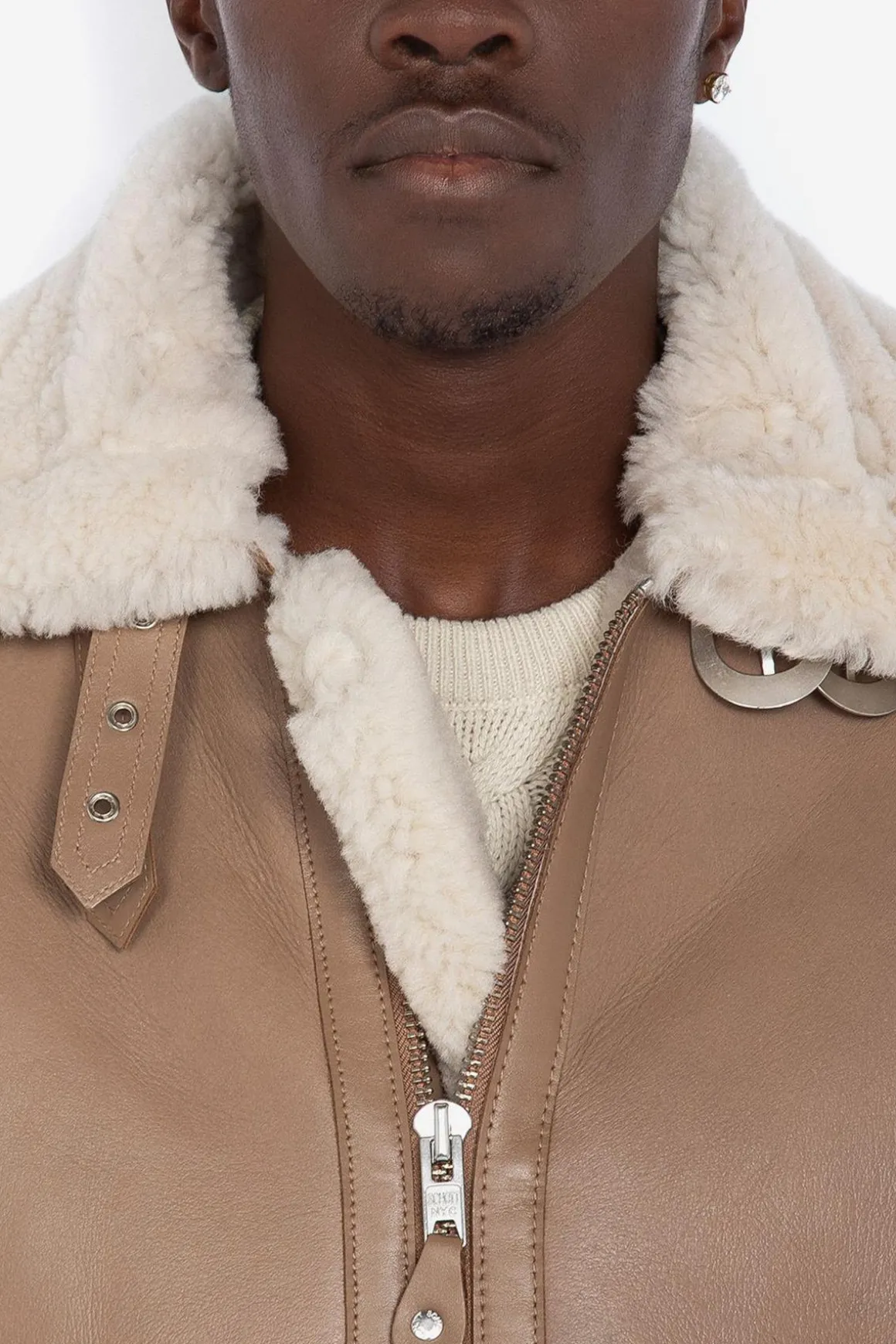 Blouson Homme Schott Lc1259 Beige