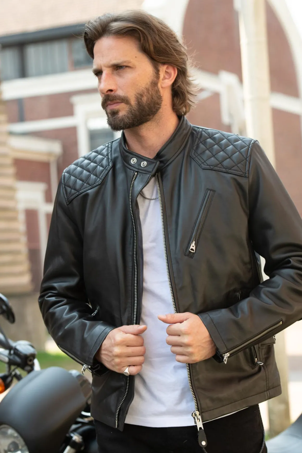 Blouson Homme Schott Lcbiker24 Black