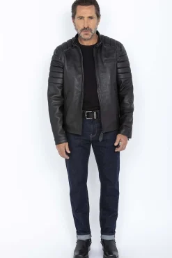 Blouson Homme Schott Lcbikerqtbd Black