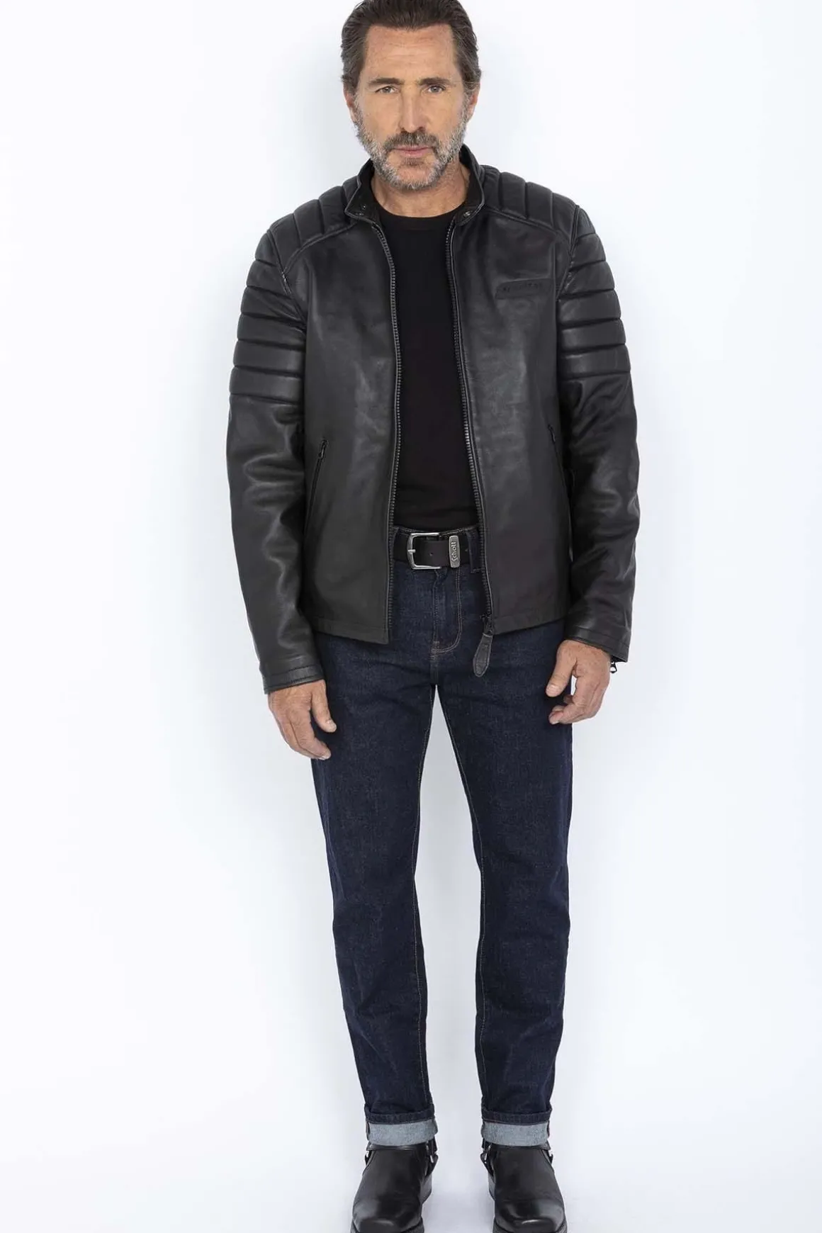 Blouson Homme Schott Lcbikerqtbd Black