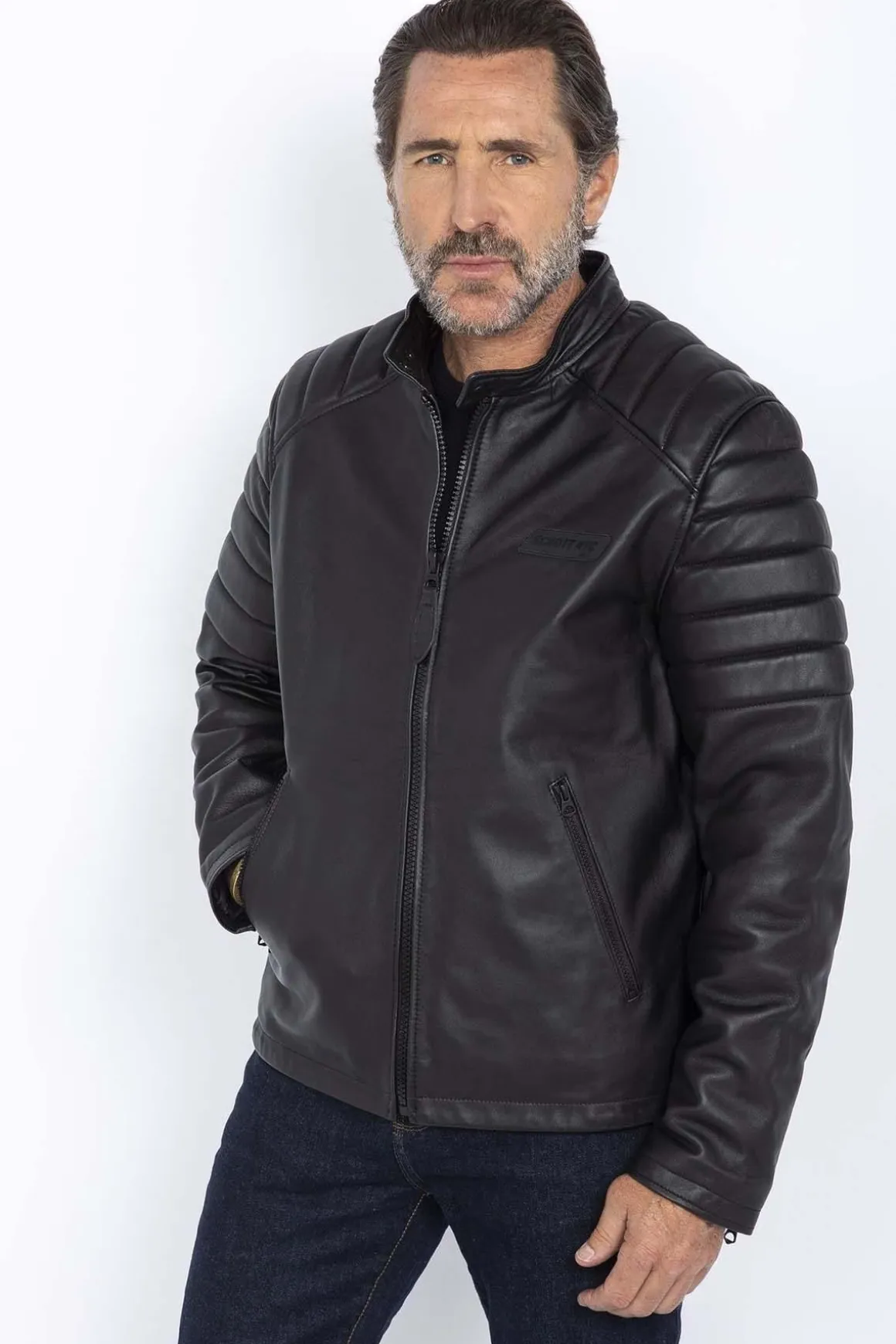 Blouson Homme Schott Lcbikerqtbd Black