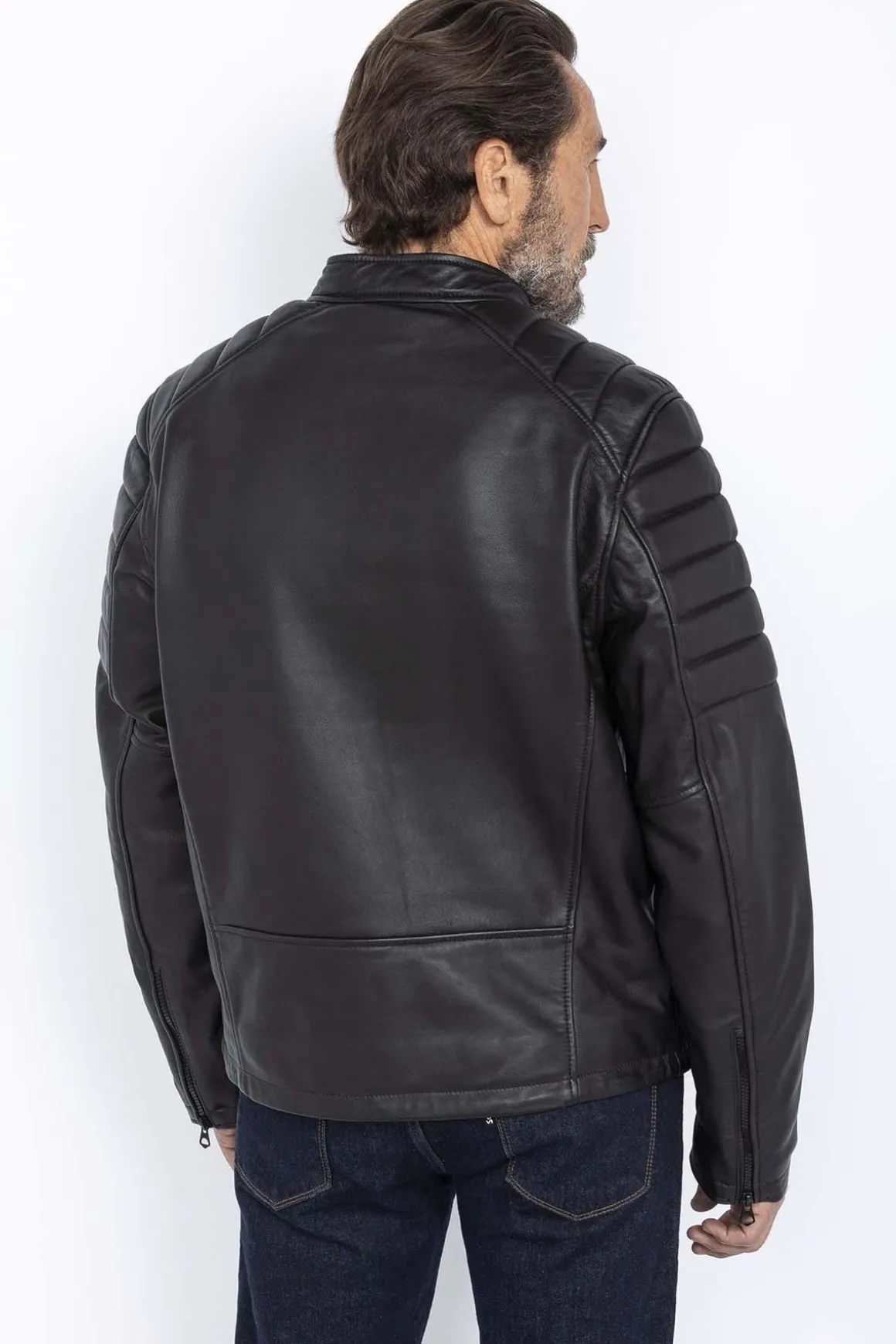 Blouson Homme Schott Lcbikerqtbd Black