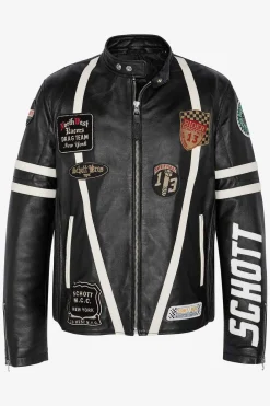 Blouson Homme Schott Lcbikerbadge Black