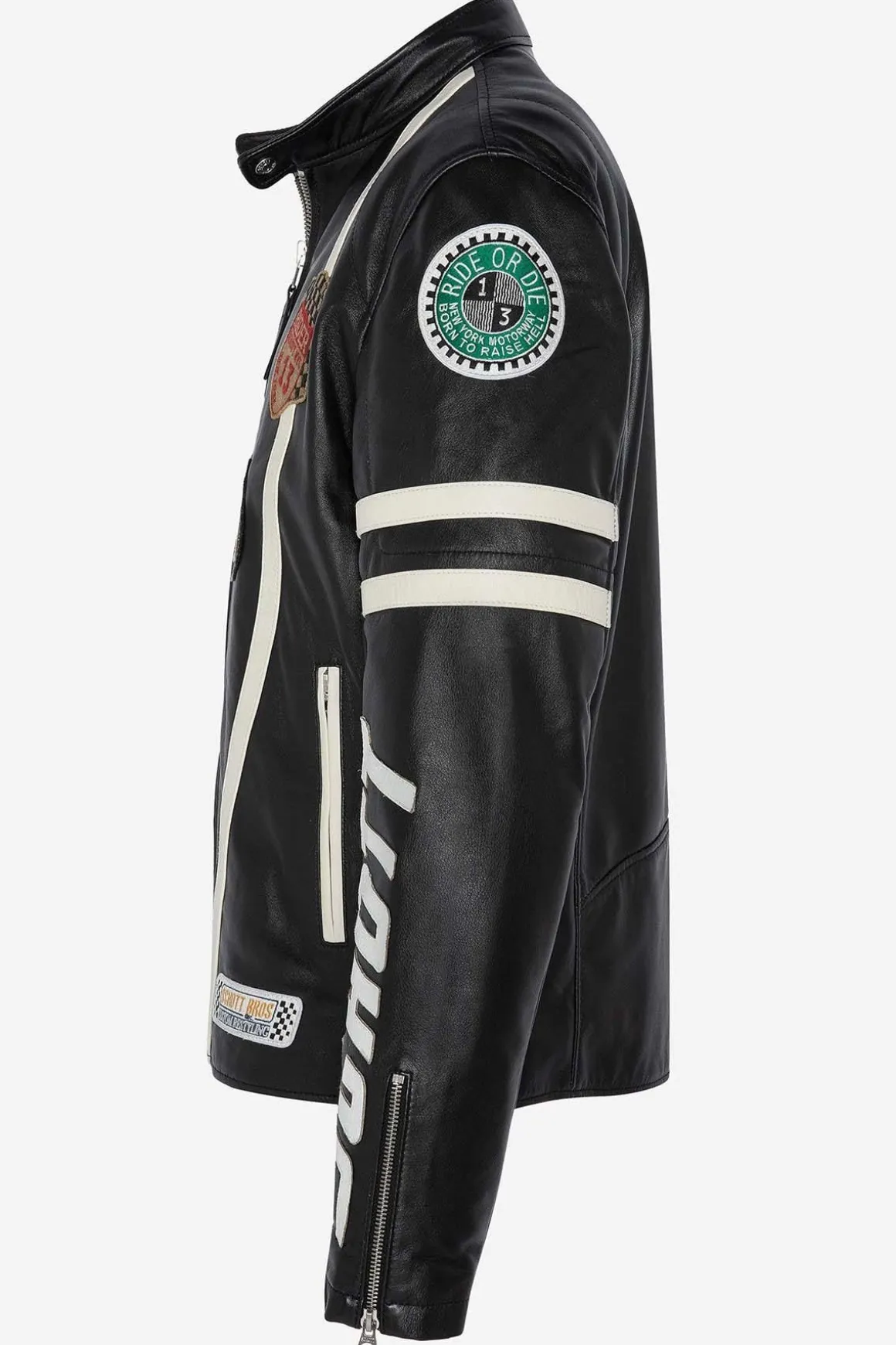 Blouson Homme Schott Lcbikerbadge Black