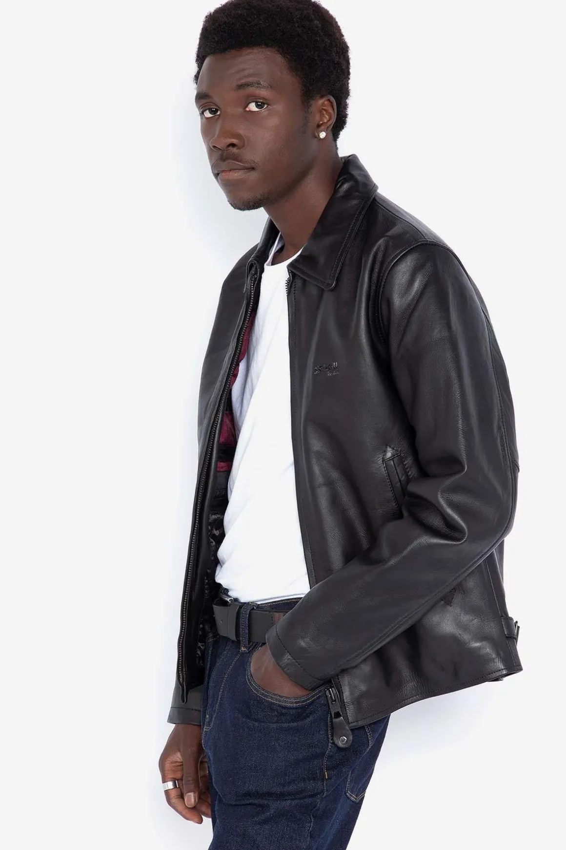 Blouson Homme Schott Lc5100 Black