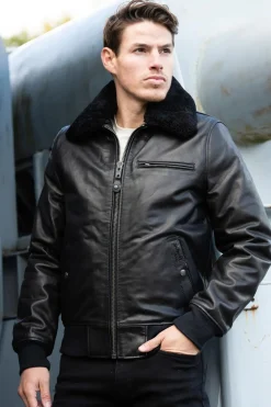 Blouson Homme Schott Lc1380 Black