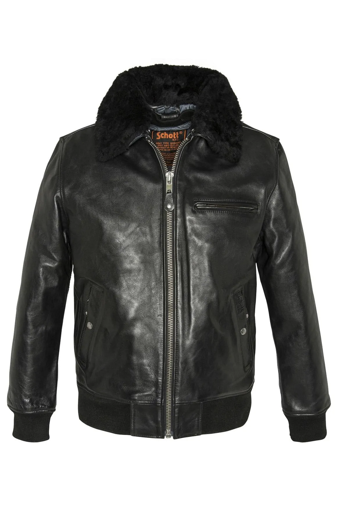 Blouson Homme Schott Lc1380 Black