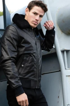 Blouson Homme Schott Lc1380 Black