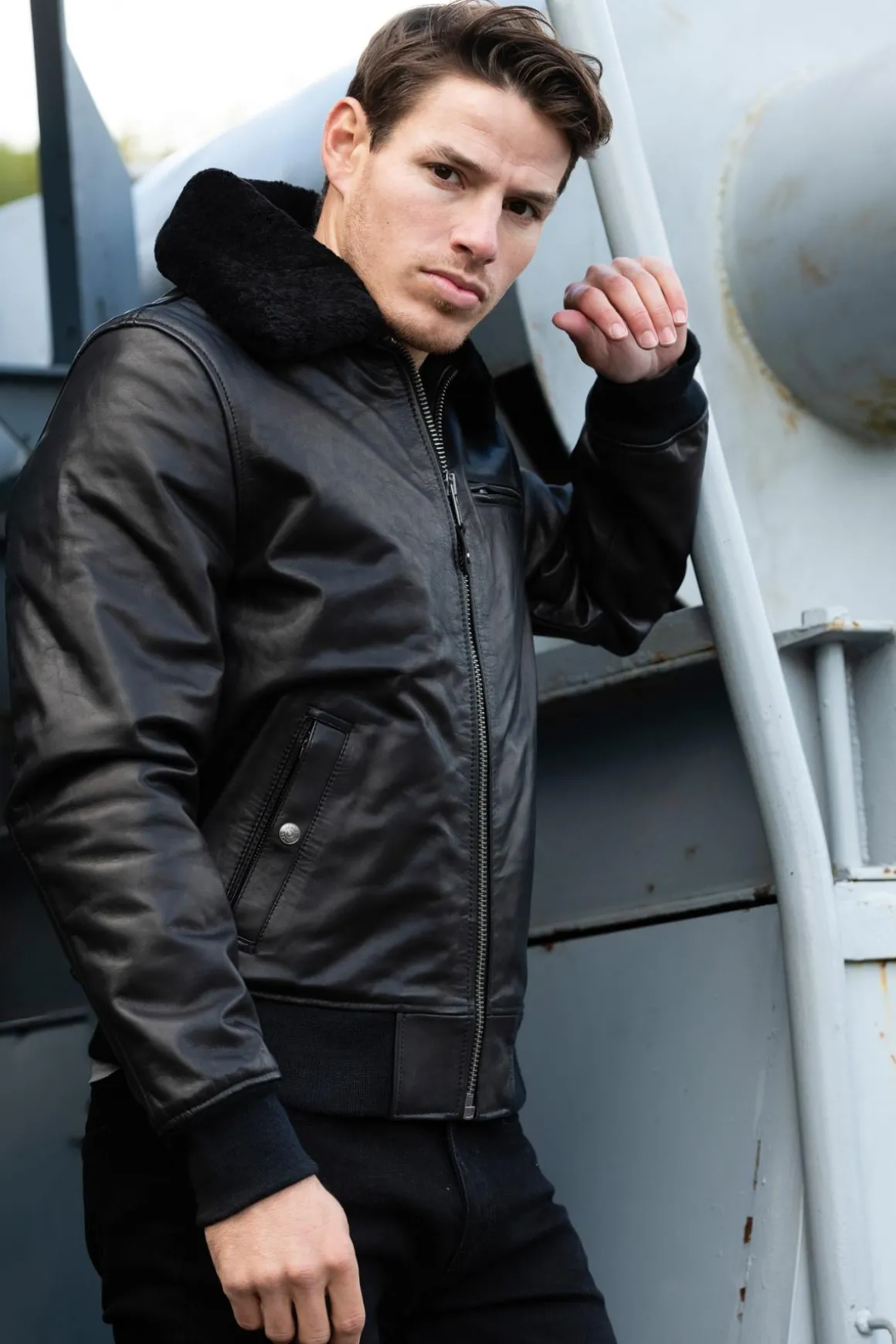 Blouson Homme Schott Lc1380 Black