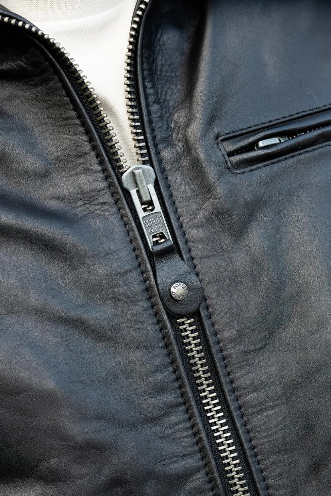 Blouson Homme Schott Lc1380 Black