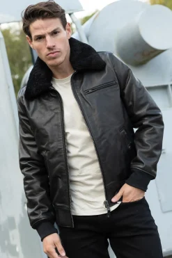 Blouson Homme Schott Lc1380 Black