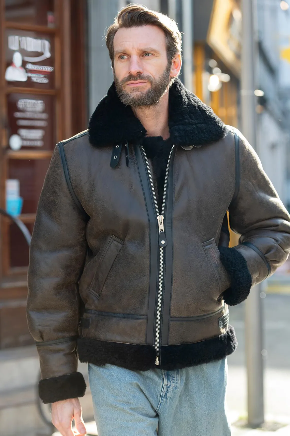 Blouson Homme Schott Lc1259 Black Brown