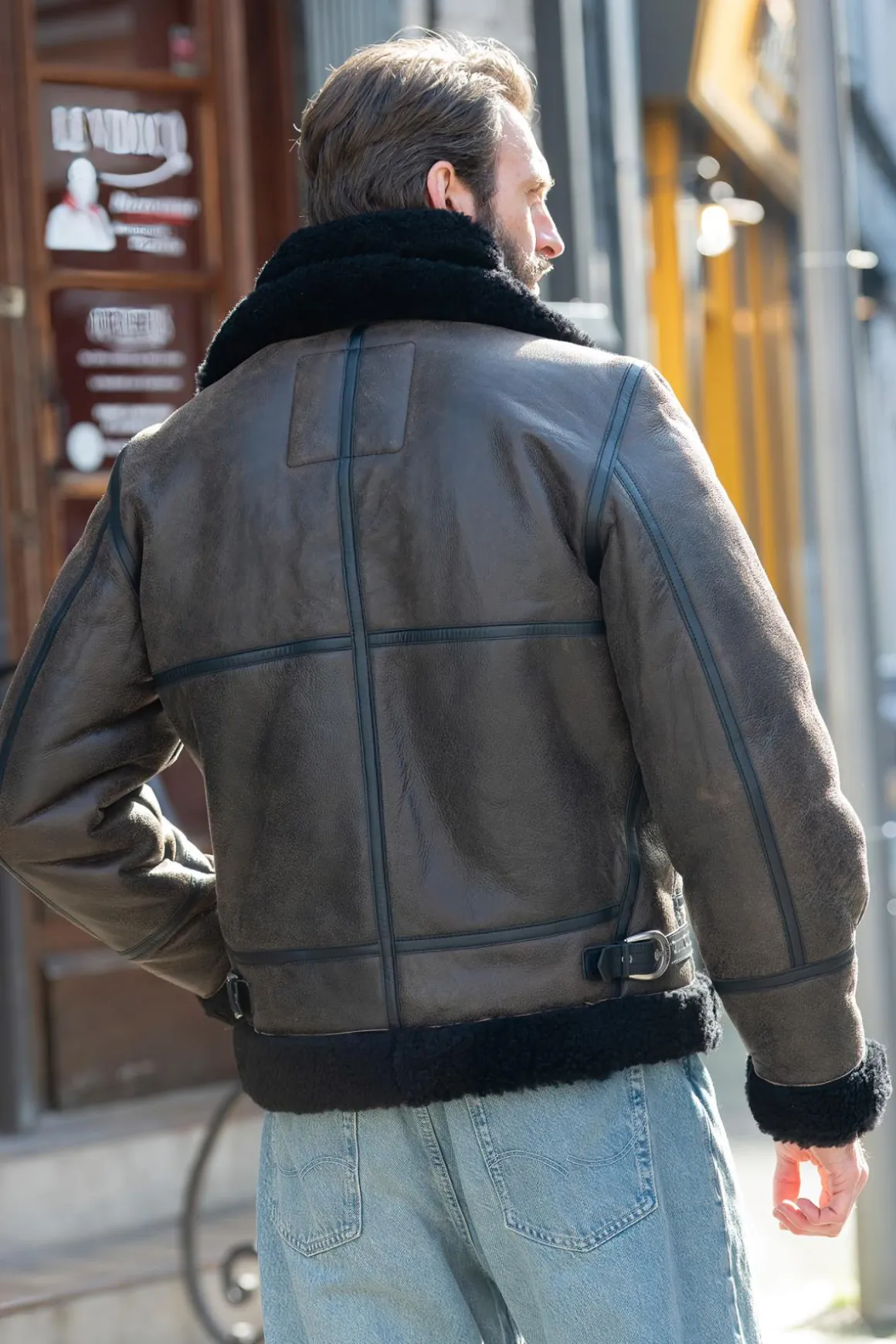 Blouson Homme Schott Lc1259 Black Brown
