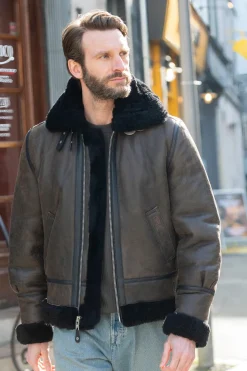 Blouson Homme Schott Lc1259 Black Brown