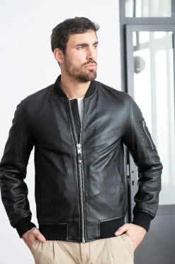 Blouson Homme Schott Lcbomb Black