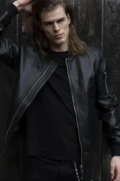 Blouson Homme Schott Lcbomb Black