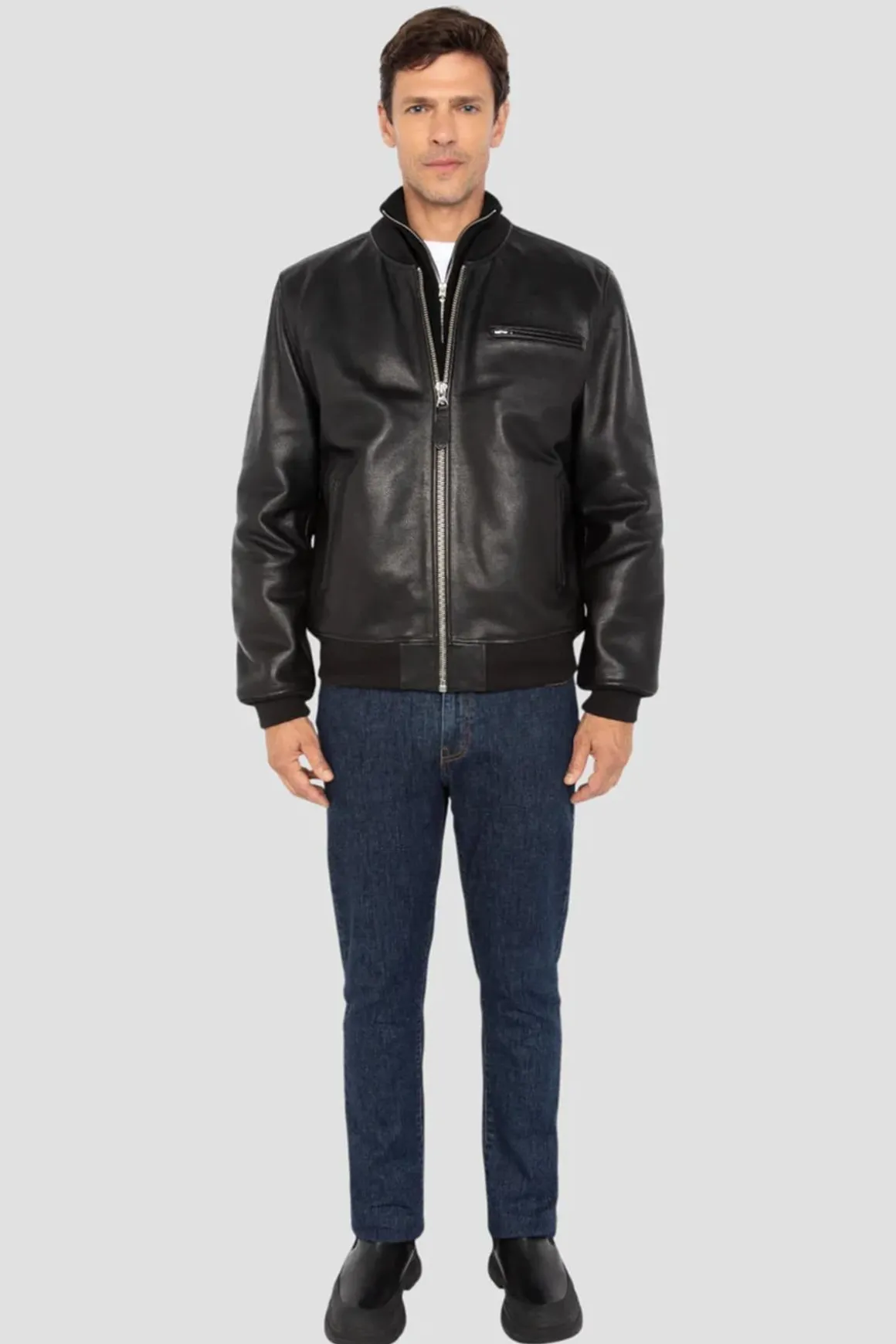 Blouson Homme Schott Lcbombzip Black