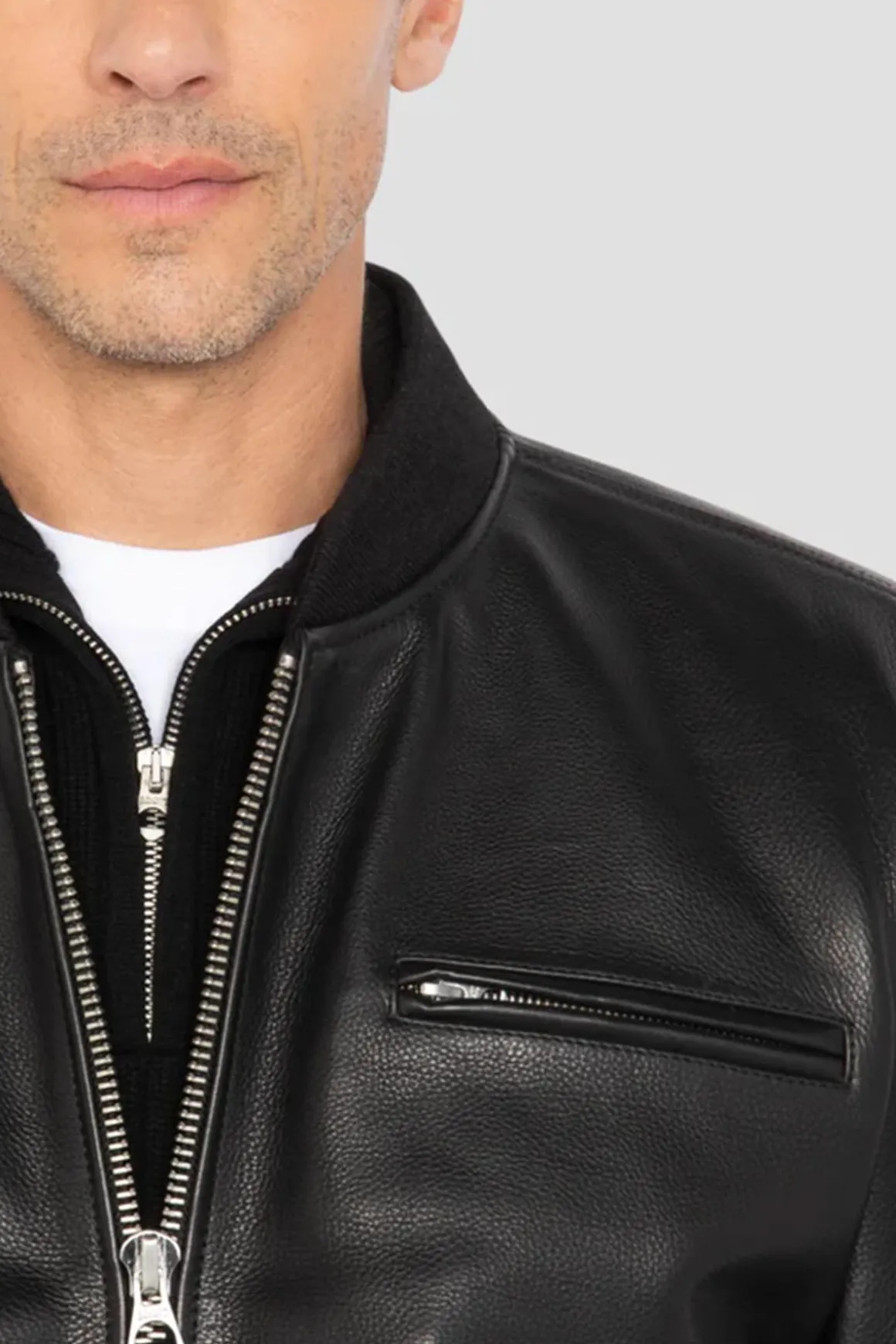 Blouson Homme Schott Lcbombzip Black
