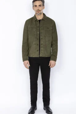 Blouson Homme Schott Lcbronxs Kaki