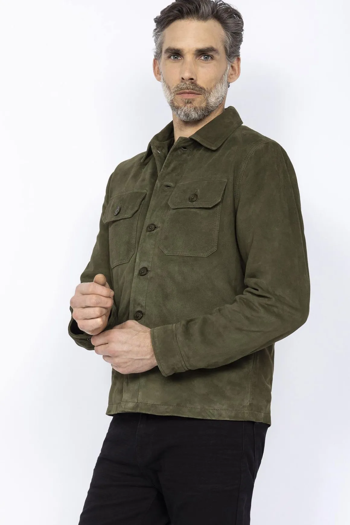 Blouson Homme Schott Lcbronxs Kaki